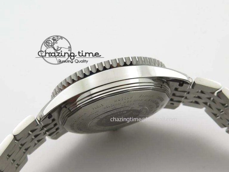 1884 Chronometre Navitimer JF Best Edition White Dial On SS Bracelet A7750