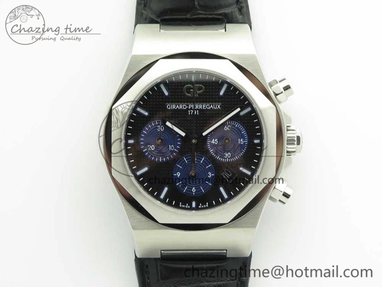 1966 Dual Time RG TF 1:1 Best Edition Gray Dial On Brown Leather Strap A3300