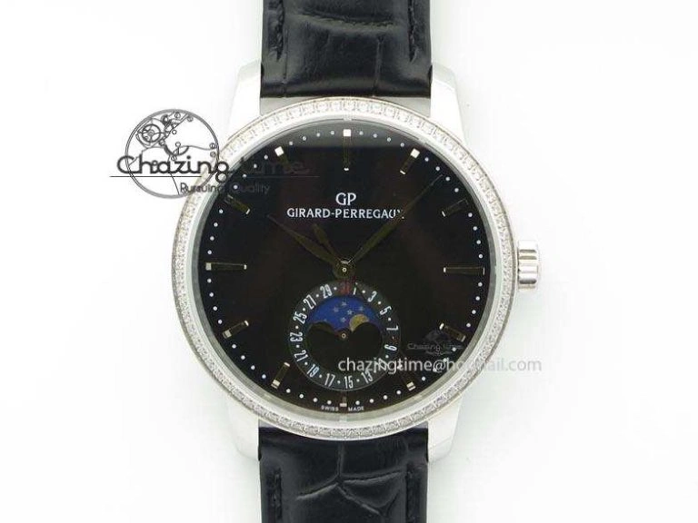 1966 Dual Time RG TF 1:1 Best Edition White Dial On Brown Leather Strap A3300