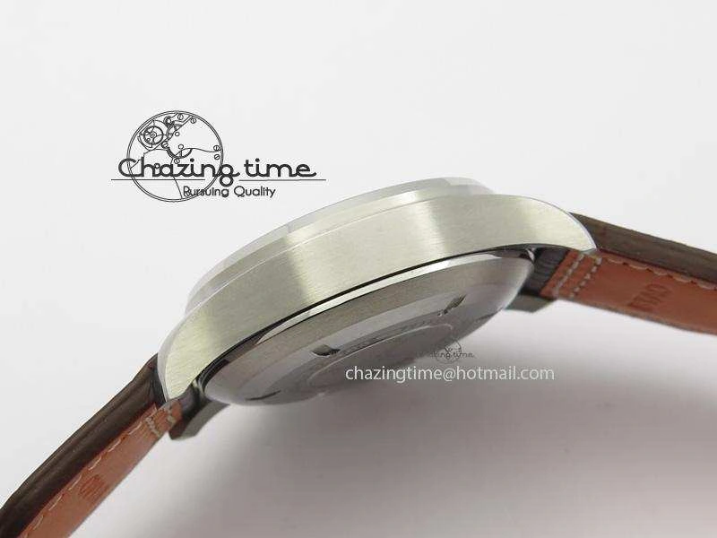 2016 Pilot Chrono SS IW377719 ZF Best Edition On Brown Leather Strap A7750