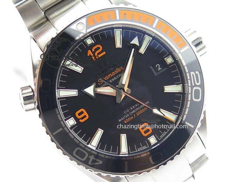 2016 Planet Ocean 43.5mm SS V6F Best Edition Black Dial On SS Bracelet A8900