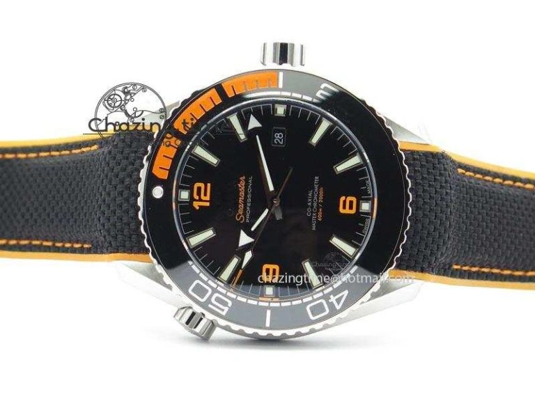 2016 Planet Ocean 45mm SS JHF Black Dial On Nylon Strap A8900