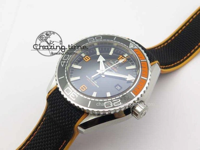 2016 Planet Ocean 45mm SS JHF Black Dial On Nylon Strap A8900