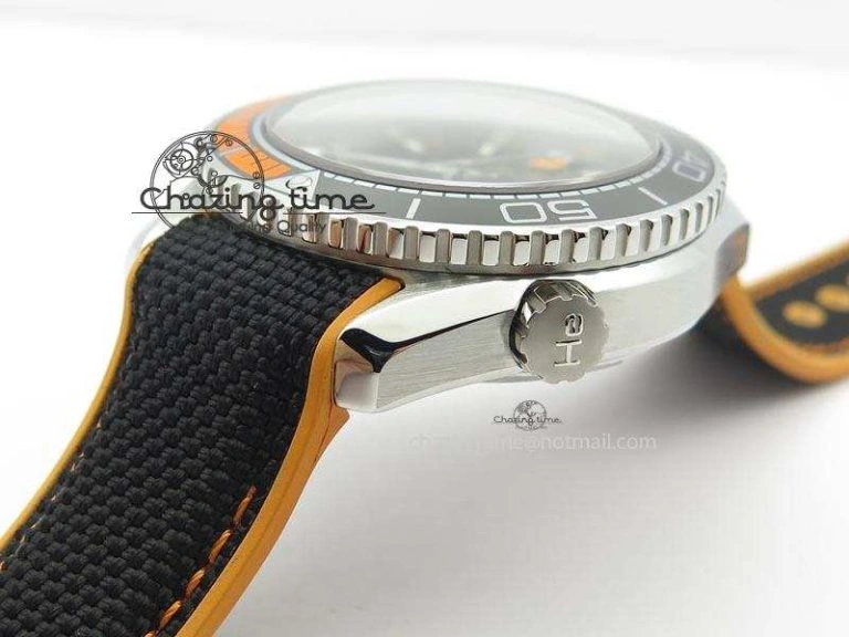 2016 Planet Ocean 45mm SS JHF Black Dial On Nylon Strap A8900
