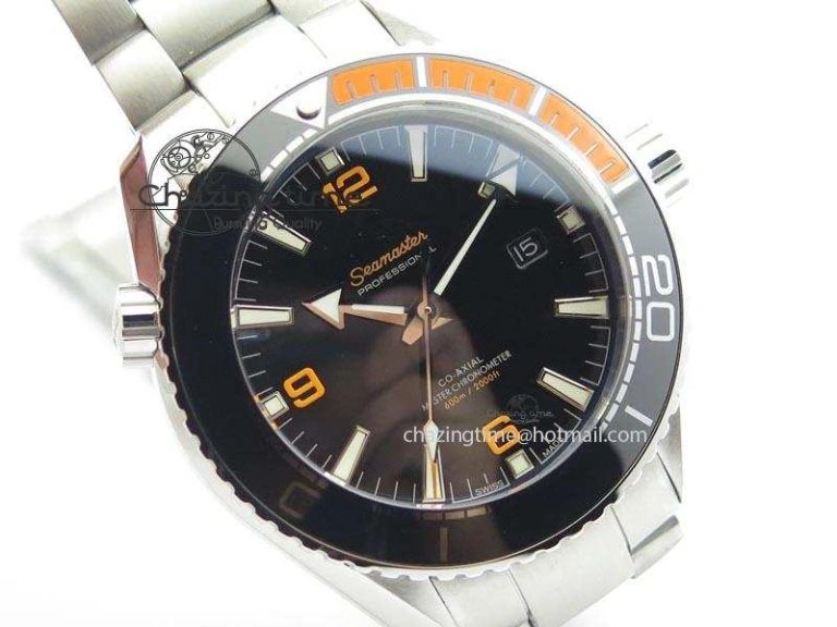 2016 Planet Ocean 45mm SS JHF Black Dial On SS Bracelet A8900