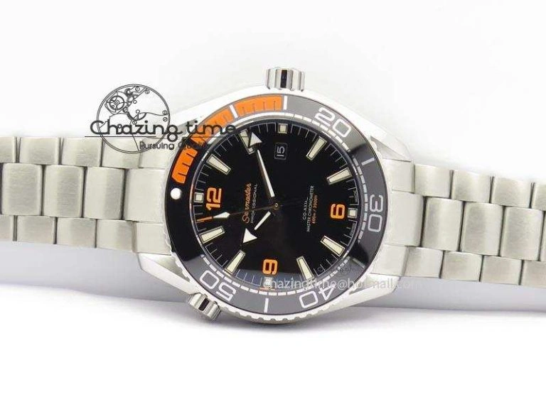 2016 Planet Ocean 45mm SS JHF Black Dial On SS Bracelet A8900