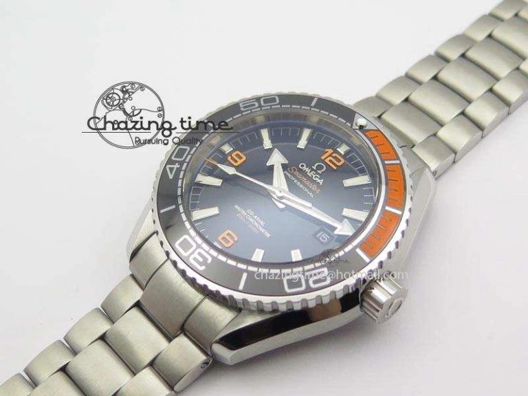 2016 Planet Ocean 45mm SS JHF Black Dial On SS Bracelet A8900