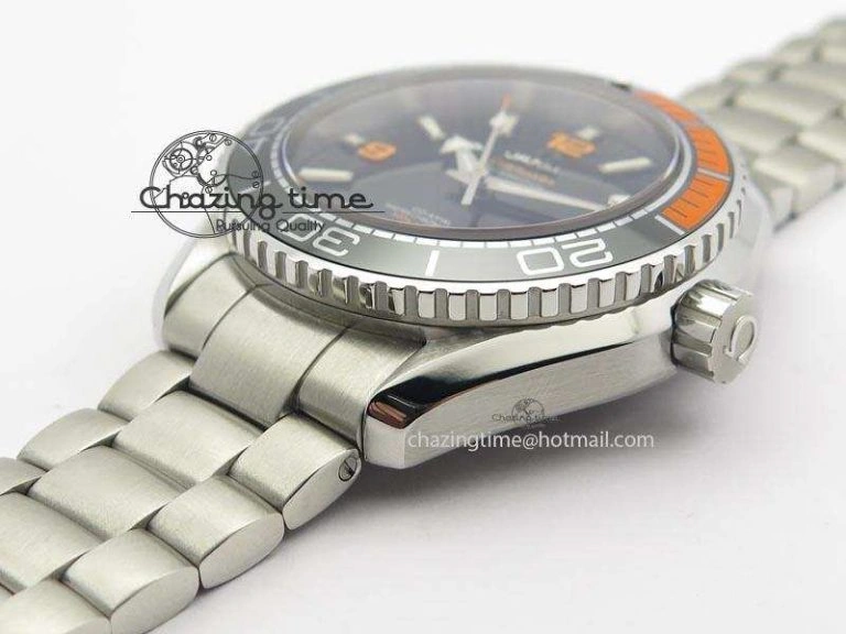 2016 Planet Ocean 45mm SS JHF Black Dial On SS Bracelet A8900