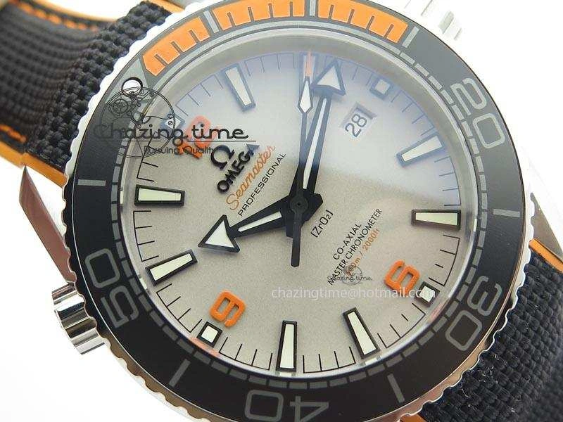 2016 Planet Ocean 45mm SS JHF Gray Dial On Nylon Strap A8900