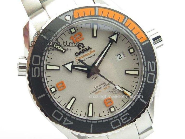 2016 Planet Ocean 45mm SS JHF Gray Dial On SS Bracelet A8900
