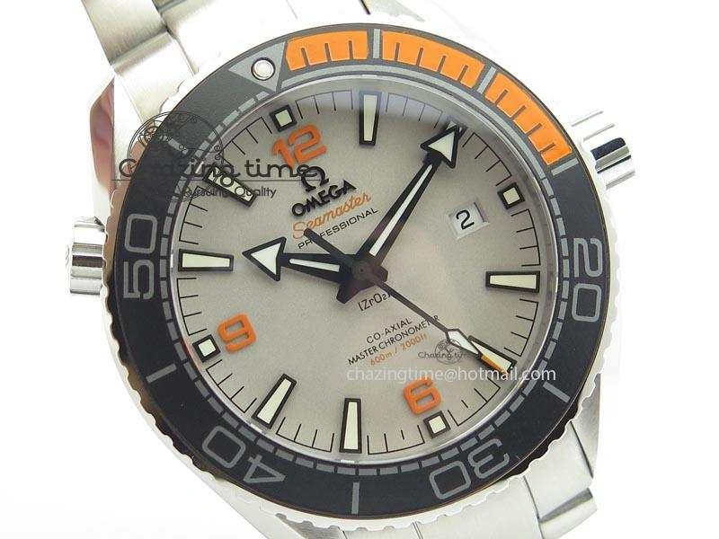 2016 Planet Ocean 45mm SS JHF Gray Dial On SS Bracelet A8900