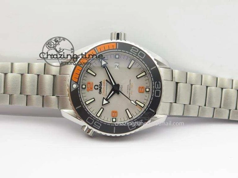 2016 Planet Ocean 45mm SS JHF Gray Dial On SS Bracelet A8900