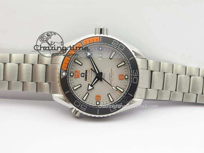 2016 Planet Ocean 45mm SS JHF Gray Dial On SS Bracelet A8900