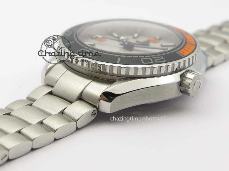 2016 Planet Ocean 45mm SS JHF Gray Dial On SS Bracelet A8900