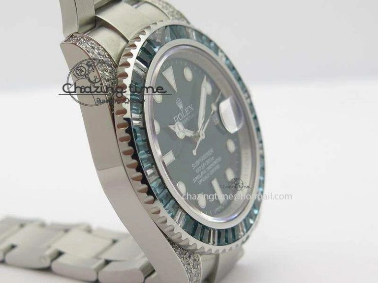 2016 Submariner Green Diamond Bezel Noob Best Edition A2836 V6s