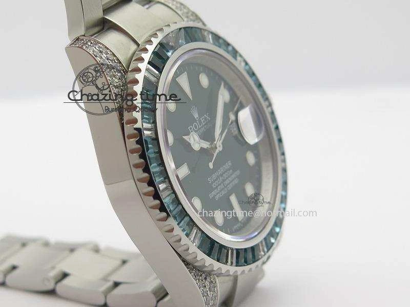 2016 Submariner Green Diamond Bezel Noob Best Edition A2836 V6s