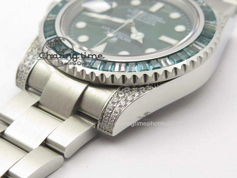 2016 Submariner Green Diamond Bezel Noob Best Edition A2836 V6s