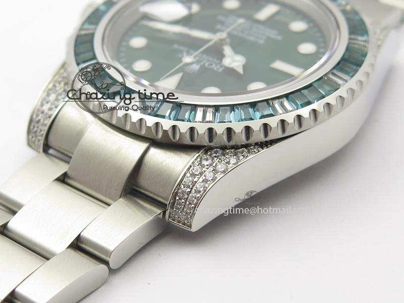 2016 Submariner Green Diamond Bezel Noob Best Edition A2836 V6s
