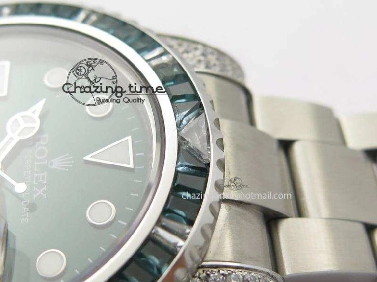 2016 Submariner Green Diamond Bezel Noob Best Edition A2836 V6s