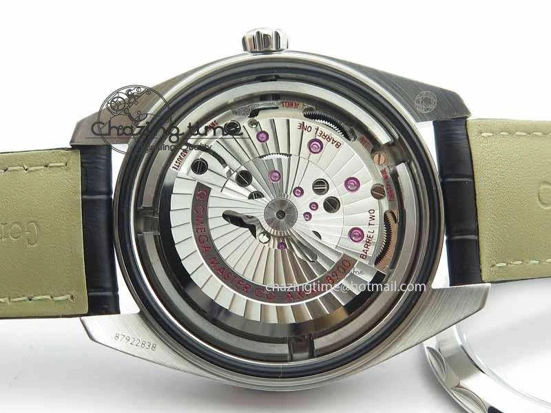 2017 Aqua Terra SS XF Best Edition Black Textured Dial On Black Leather Strap A8900