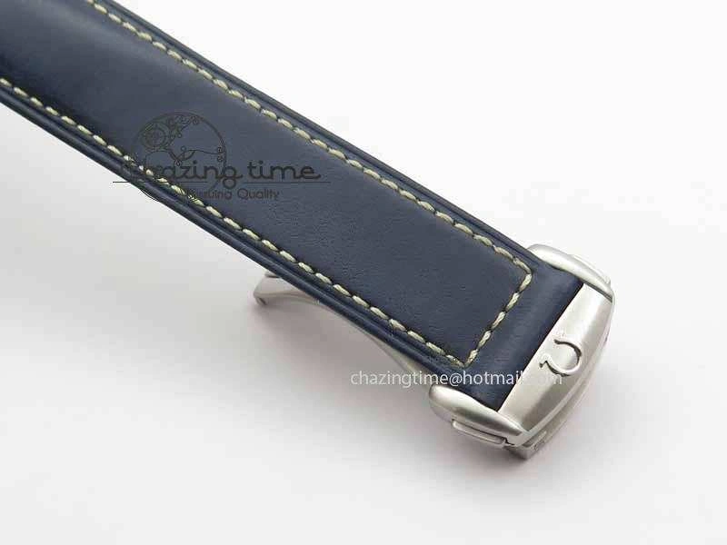 2017 Aqua Terra SS XF Best Edition Blue Textured Dial On Blue Leather Strap A8900