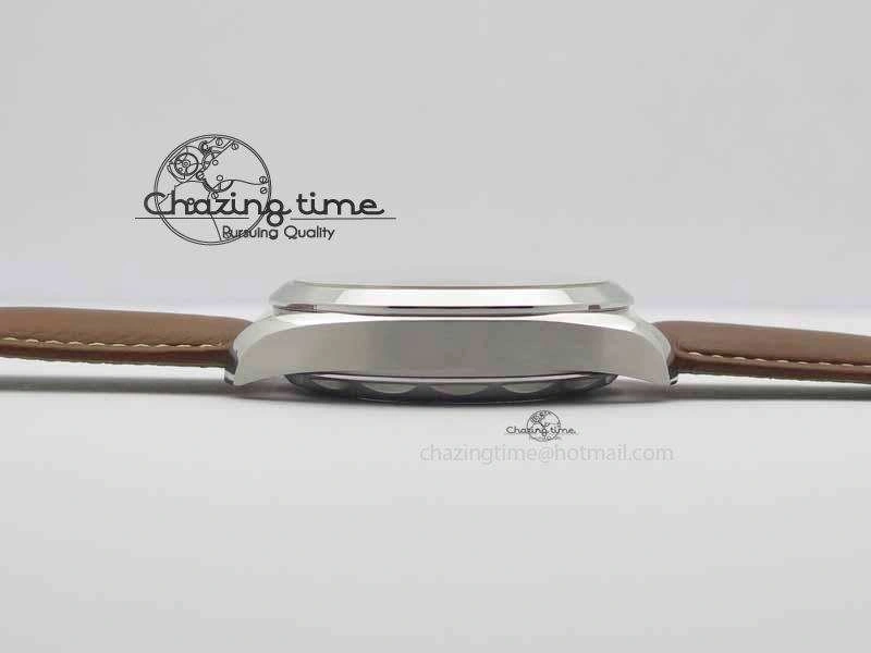 2017 Aqua Terra SS XF Best Edition White Textured Dial On Brown Leather Strap A8900