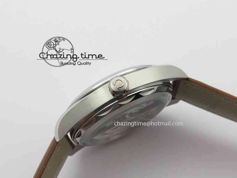 2017 Aqua Terra SS XF Best Edition White Textured Dial On Brown Leather Strap A8900