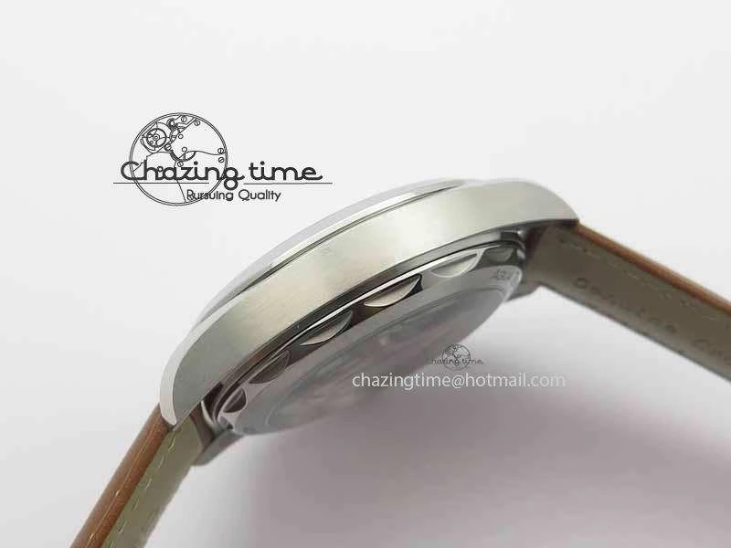 2017 Aqua Terra SS XF Best Edition White Textured Dial On Brown Leather Strap A8900