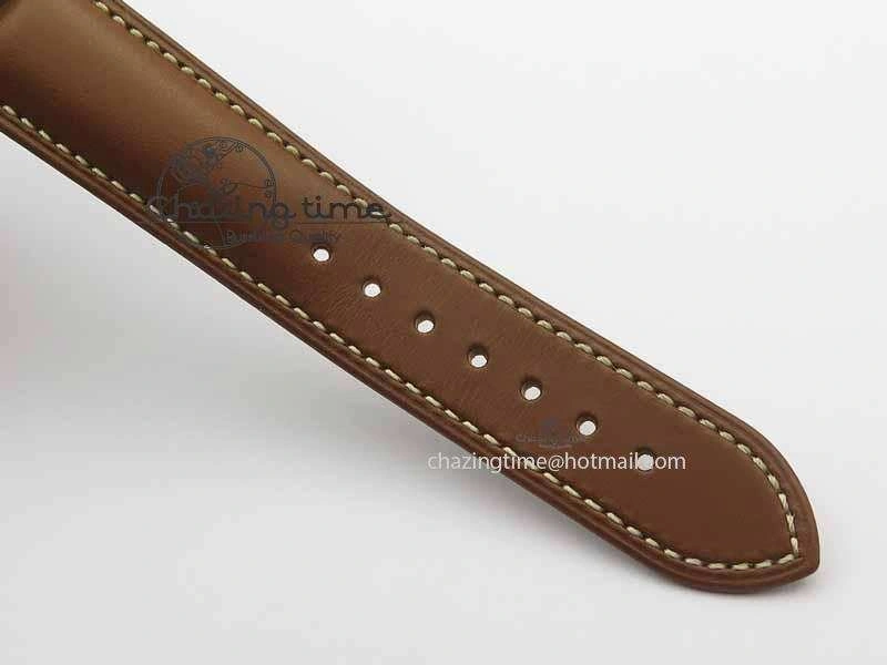 2017 Aqua Terra SS XF Best Edition White Textured Dial On Brown Leather Strap A8900