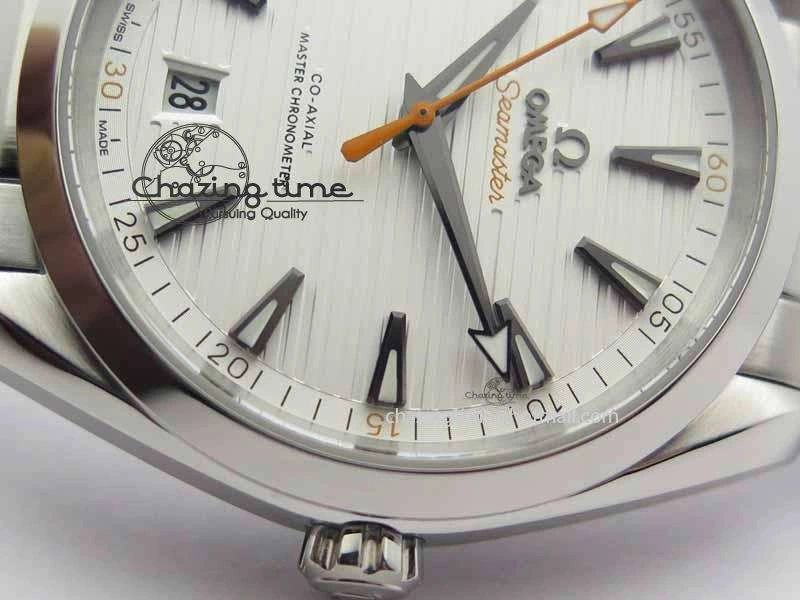 2017 Aqua Terra SS XF Best Edition White Textured Dial On SS Bracelet A8900