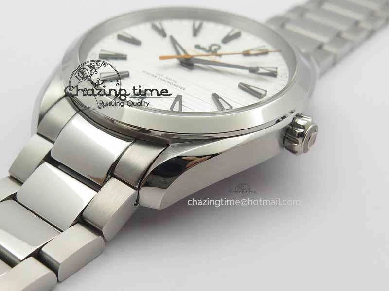 2017 Aqua Terra SS XF Best Edition White Textured Dial On SS Bracelet A8900