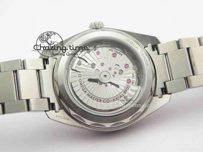 2017 Aqua Terra SS XF Best Edition White Textured Dial On SS Bracelet A8900