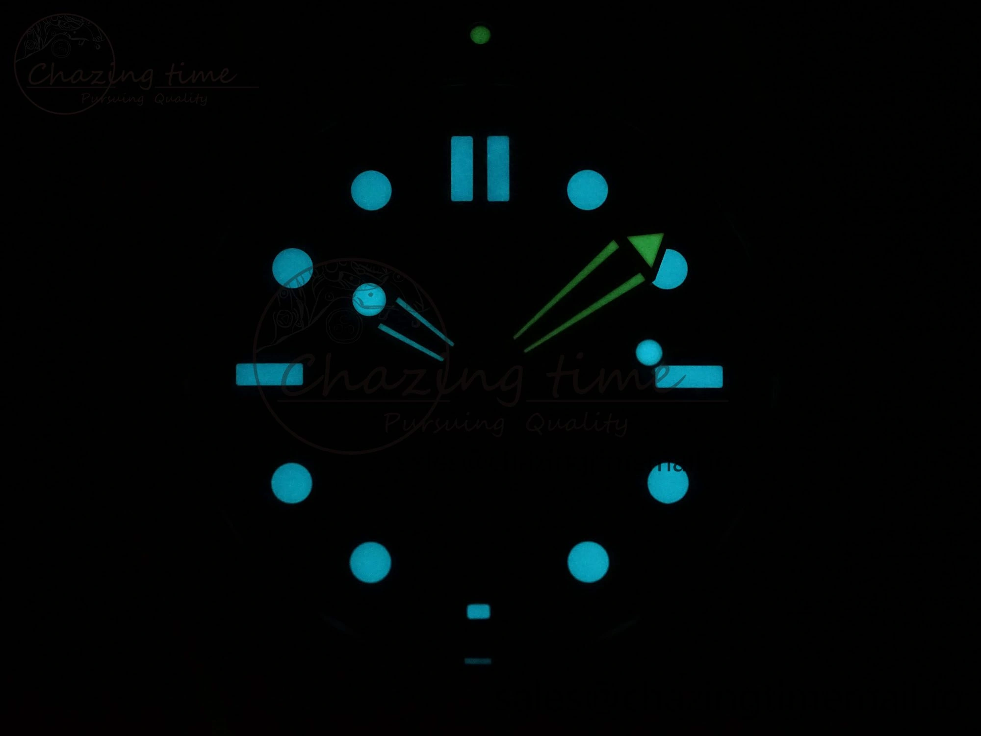 2018 Seamaster Diver 300M Green Ceramic Bezel YG VSF 1:1 Best Edition Green Dial On Green Rubber Strap A8801