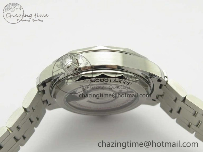 2018 Seamaster Diver 300M OMF Best Edition Blue Ceramic Gray Dial on SS Bracelet A8800 (Black Balance Wheel)