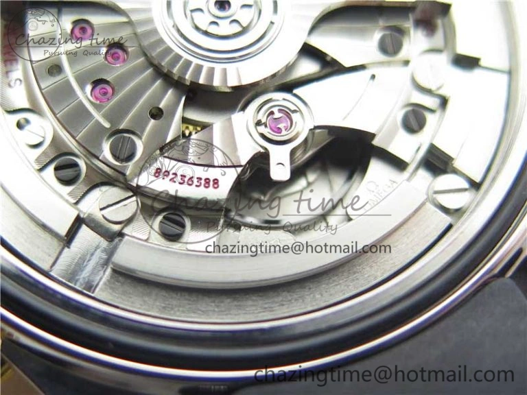 2018 Seamaster Diver 300M SS YG VSF 1:1 Best Edition YG Bezel Black Dial on Black Rubber Strap A8800