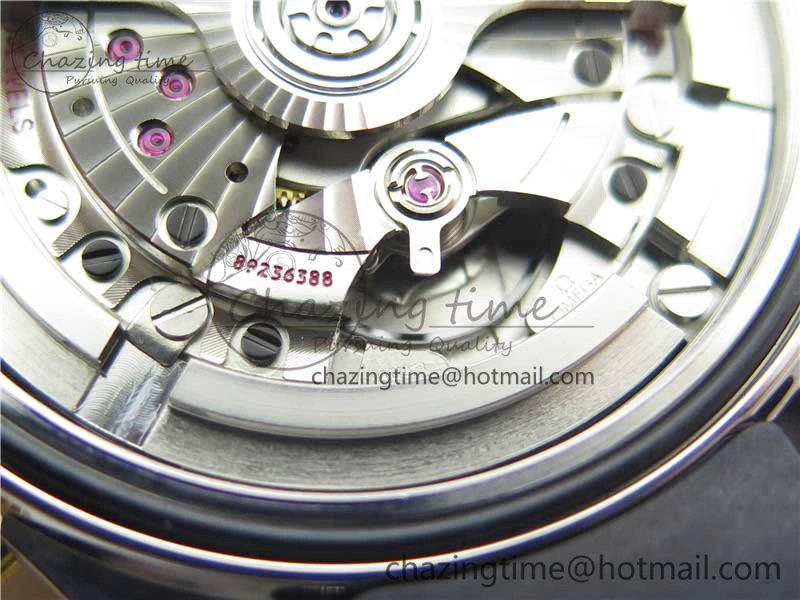 2018 Seamaster Diver 300M SS YG VSF 1:1 Best Edition YG Bezel Black Dial on Black Rubber Strap A8800