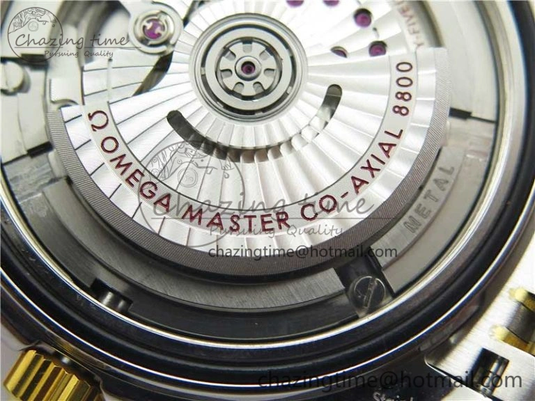 2018 Seamaster Diver 300M SS YG VSF 1:1 Best Edition YG Bezel Black Dial on SS YG Bracelet A8800