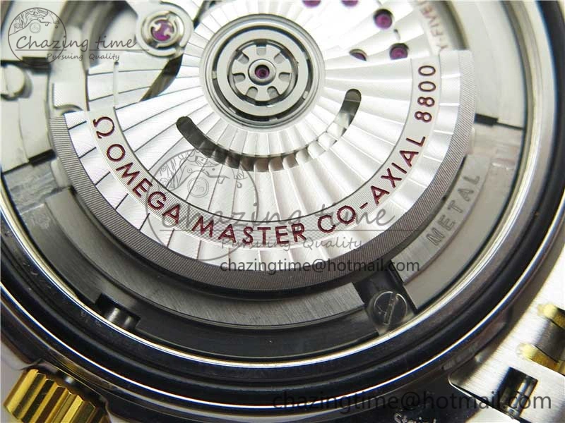 2018 Seamaster Diver 300M SS YG VSF 1:1 Best Edition YG Bezel Black Dial on SS YG Bracelet A8800