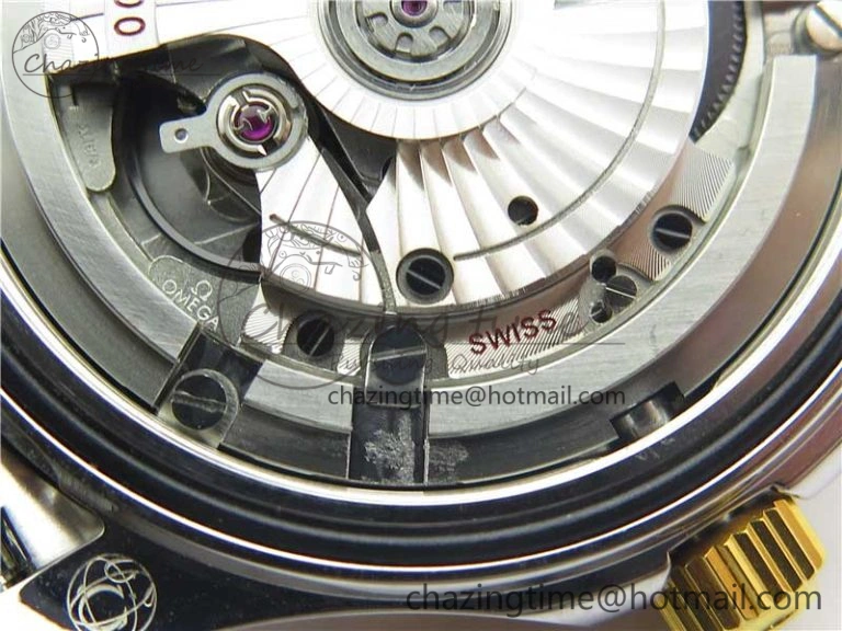 2018 Seamaster Diver 300M SS YG VSF 1:1 Best Edition YG Bezel Black Dial on SS YG Bracelet A8800