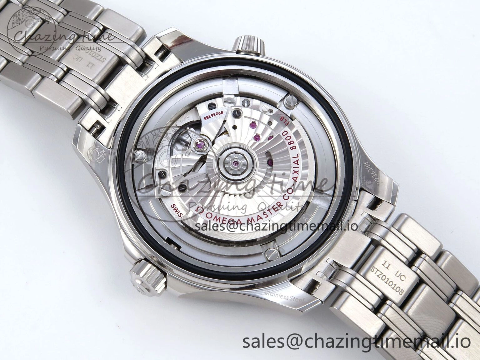 2018 Seamaster Diver 300M VSF 1:1 Best Edition Black Ceramic Black Dial on SS Bracelet A8800 V2