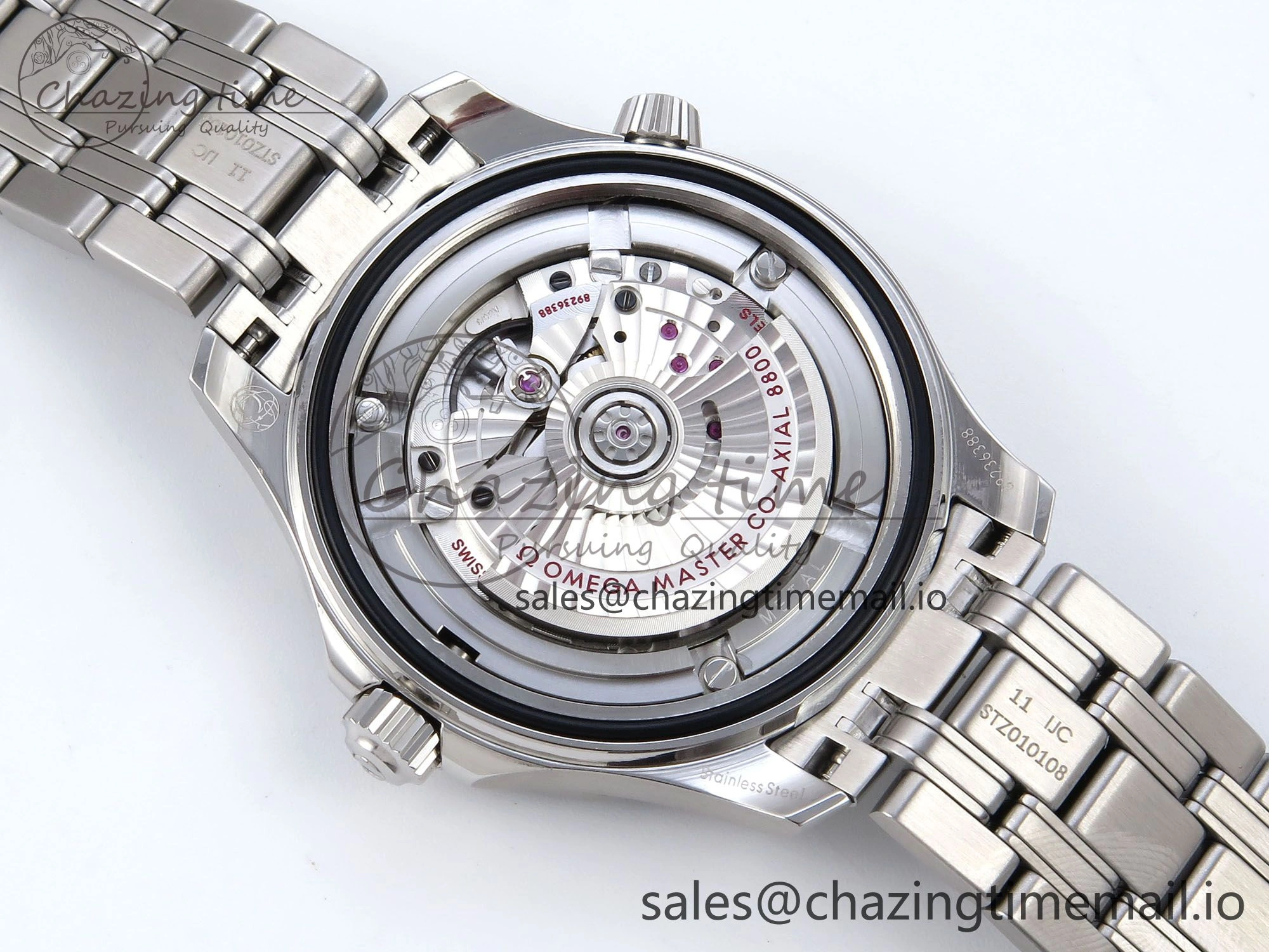 2018 Seamaster Diver 300M VSF 1:1 Best Edition Black Ceramic Black Dial on SS Bracelet A8800 V2