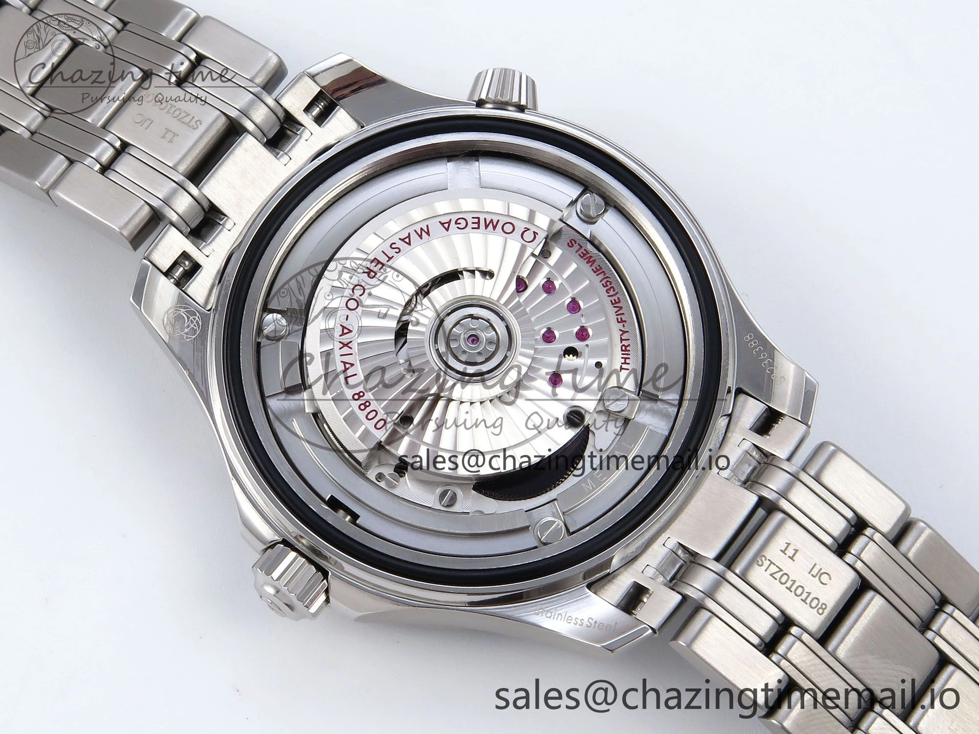 2018 Seamaster Diver 300M VSF 1:1 Best Edition Black Ceramic Black Dial on SS Bracelet A8800 V2