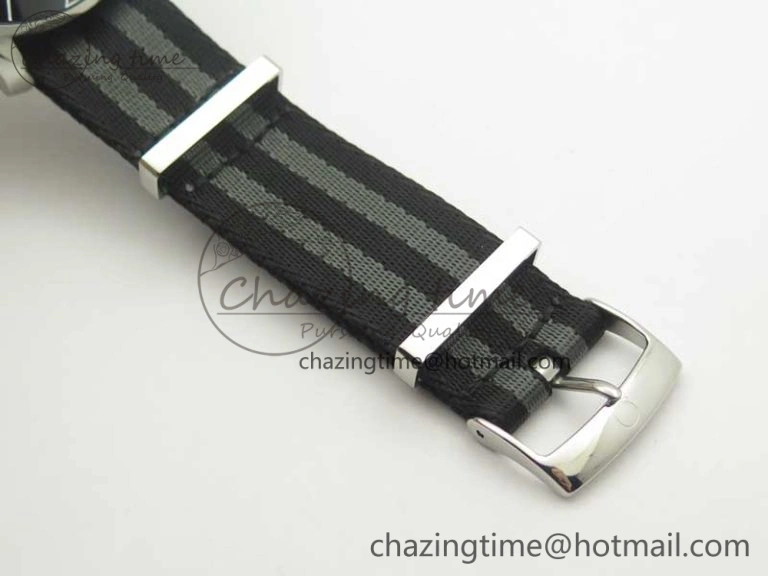 2018 Seamaster Diver 300M VSF Best Edition Black Ceramic Dial on Black Gray Nato Strap A8800