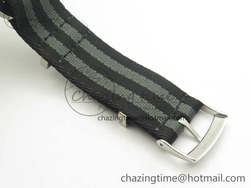 2018 Seamaster Diver 300M VSF Best Edition Black Ceramic Dial on Black Gray Nato Strap A8800