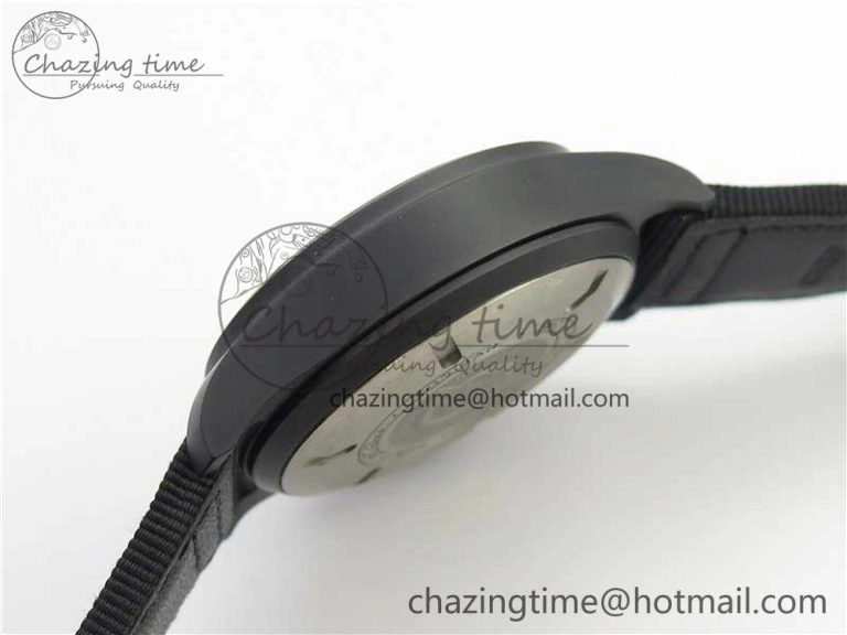 2019 New TOP GUN IW389101 Real Ceramic ZF 1:1 Best Edition on Black Nylon Strap A7750