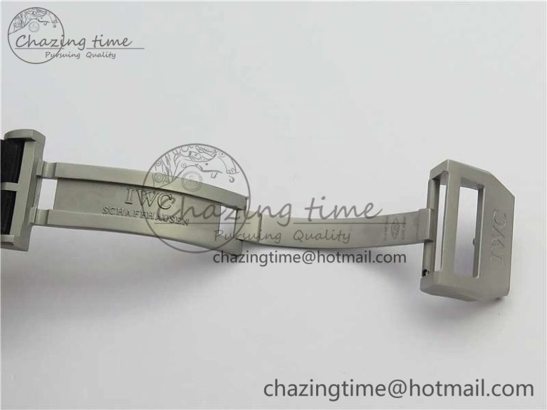 2019 New TOP GUN IW389101 Real Ceramic ZF 1:1 Best Edition on Black Nylon Strap A7750