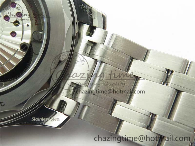 2019 Seamaster Diver 300M SS VSF 1:1 Best Edition Black Bezel White Dial on SS Bracelet A8800