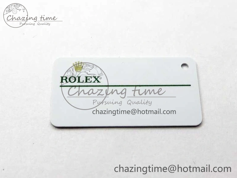 2020 Custom Made Rolex Warranty Card with Anti-Forgery Crown and Fluorescent Label