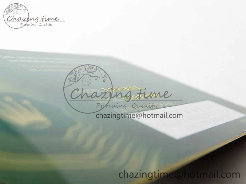 2020 Custom Made Rolex Warranty Card with Anti-Forgery Crown and Fluorescent Label