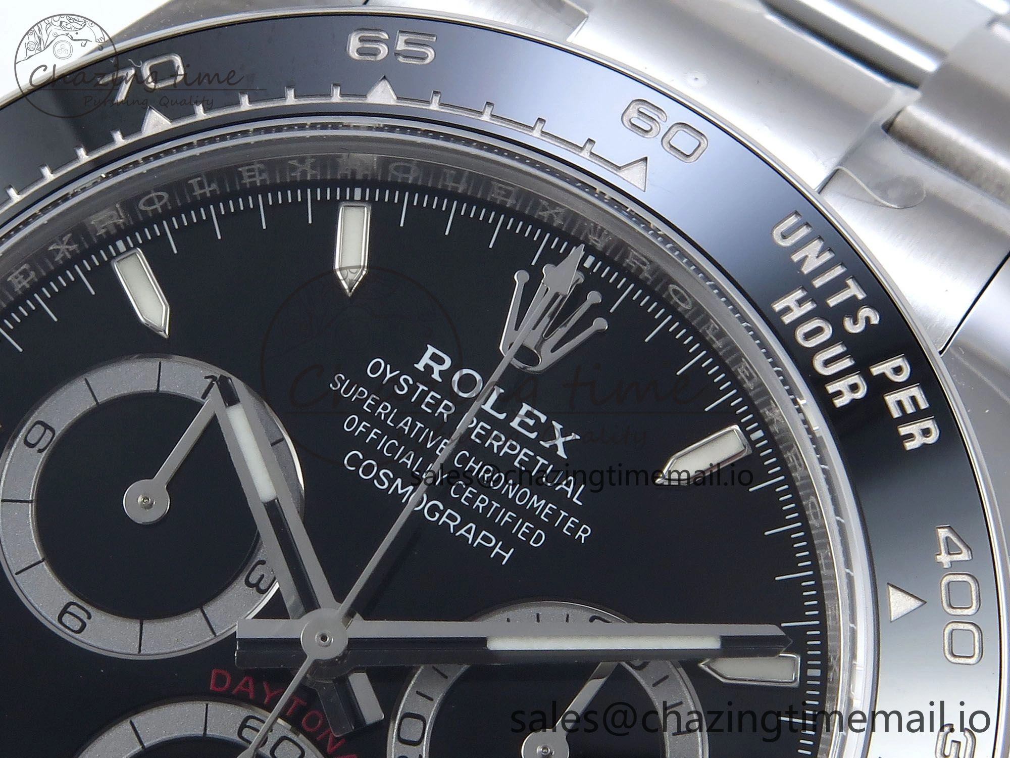 2023 Daytona 126500 AR+F 1:1 Best Edition 904L SS Case and Bracelet Black Dial SA4131